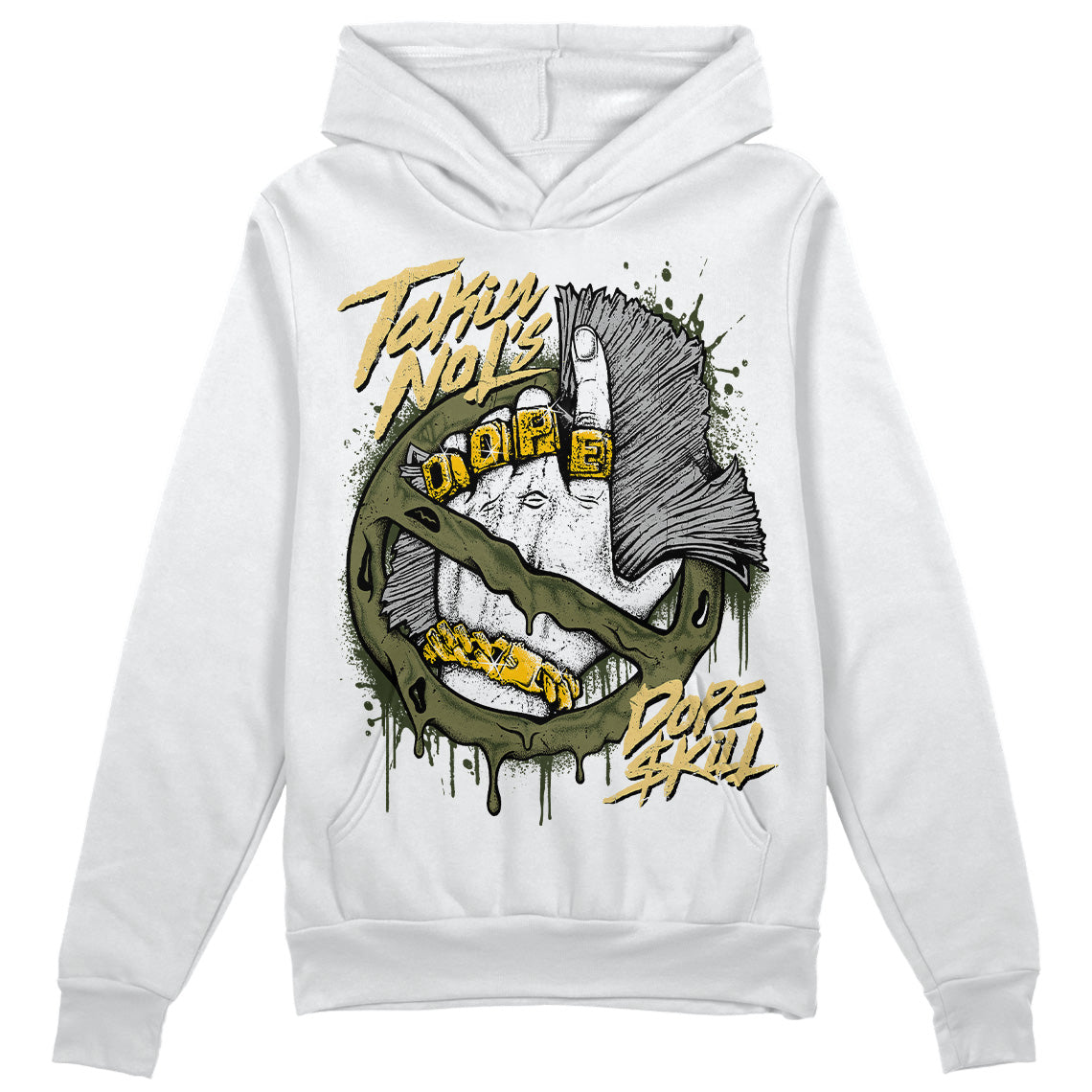 Craft Olive 4s superstreetwear Hoodie Sweatshirt Takin No L's Graphic