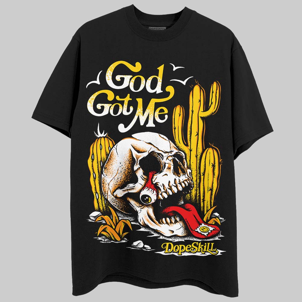 Yellow Ochre 6s superstreetwear T-Shirt God Got Me Graphic