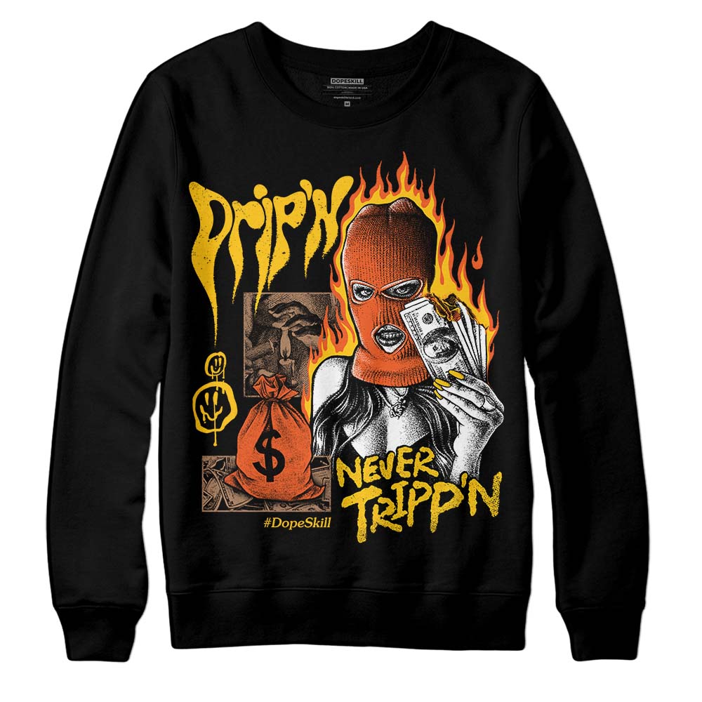 Yellow Collection superstreetwear Sweatshirt Drip'n Never Tripp'n Graphic