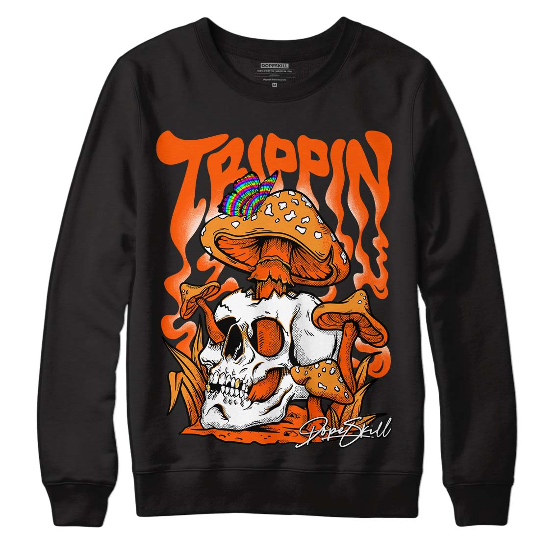 Brilliant Orange 12s superstreetwear Sweatshirt Trippin Graphic