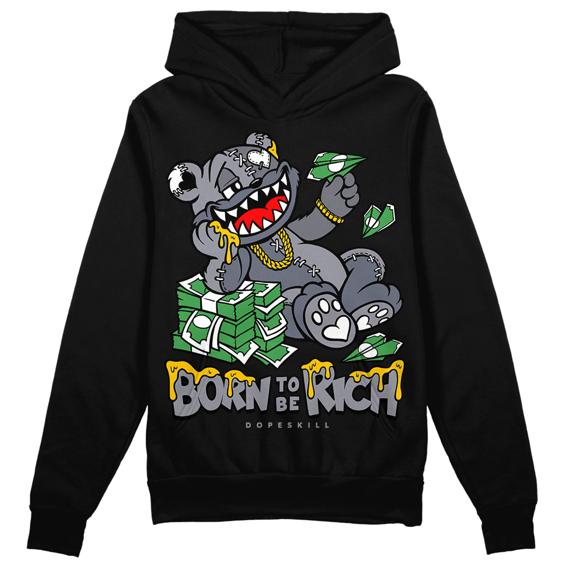 Stealth 14s superstreetwear Hoodie Sweatshirt Born To Be Rich Graphic