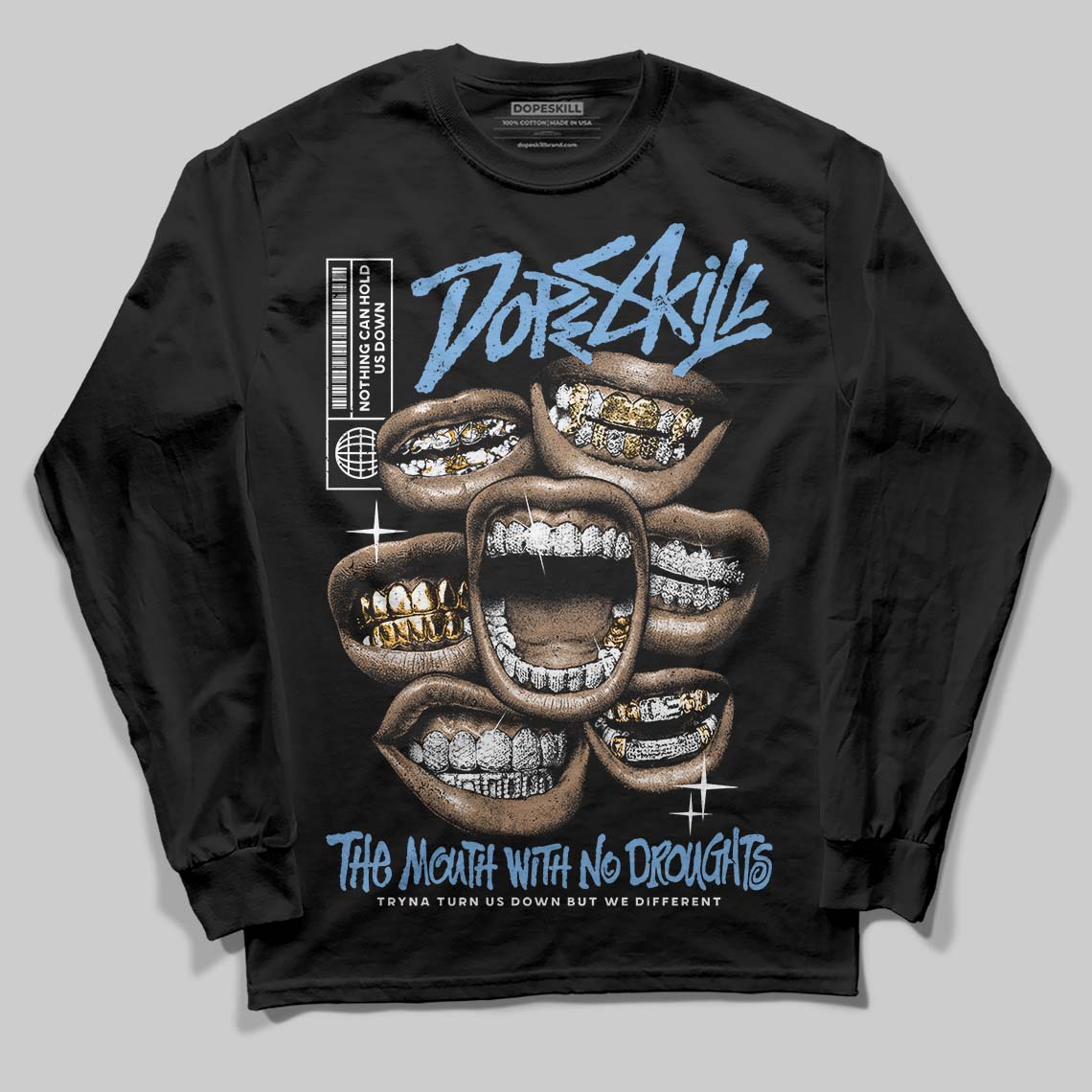 Melo 12s superstreetwear Long Sleeve T-Shirt The Mouth With No Droughts Graphic