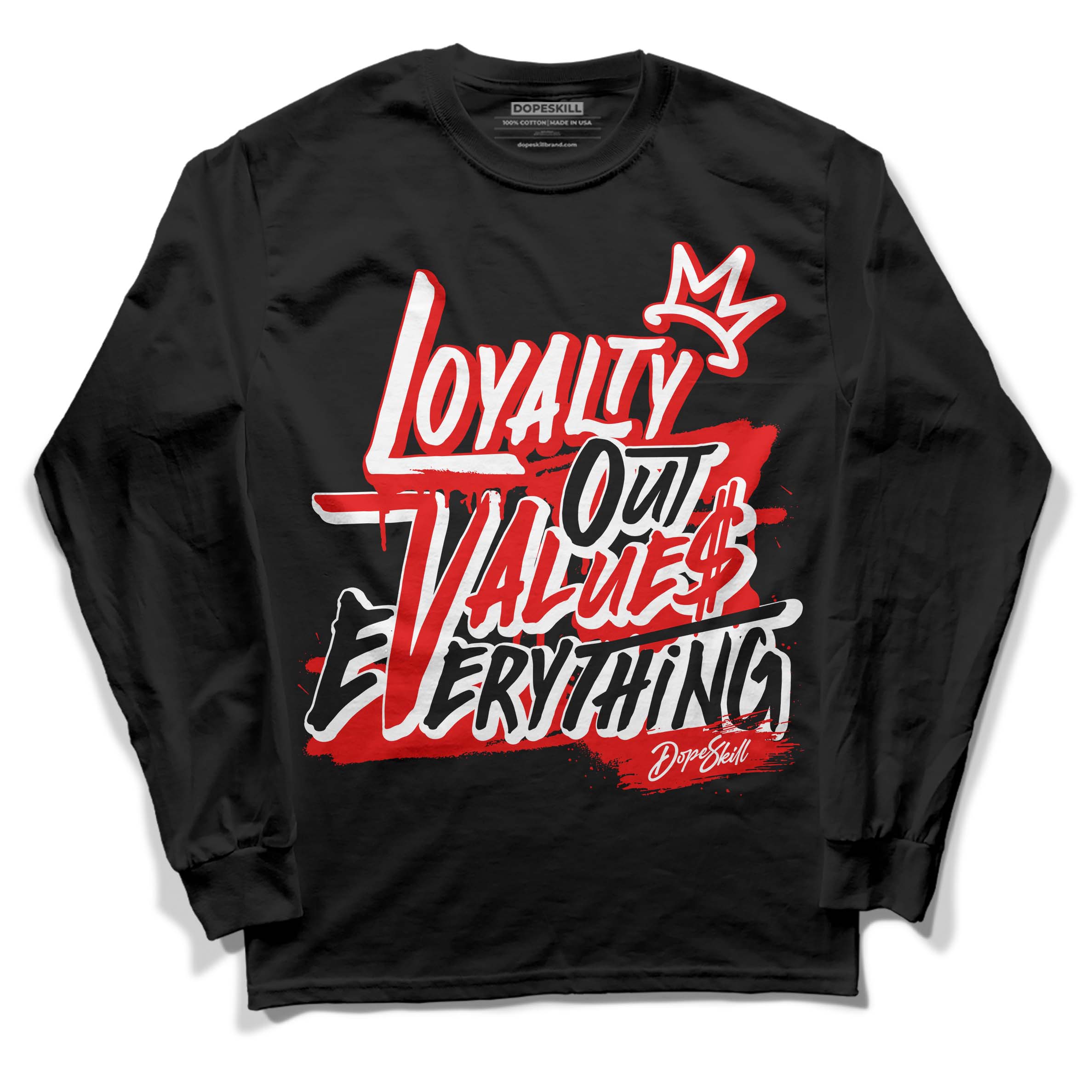 Red Cement 4S superstreetwear Long Sleeve T-Shirt LOVE Graphic