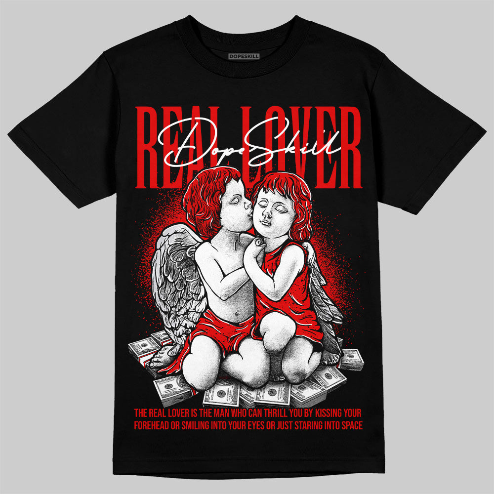 Red Cement 4S superstreetwear T-Shirt Real Lover Graphic