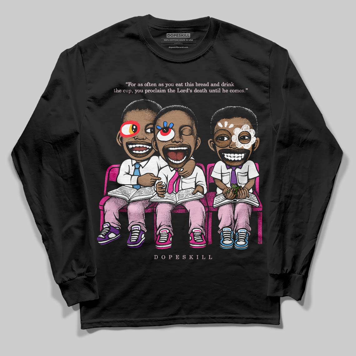 Pink Collection superstreetwear Long Sleeve T-Shirt First Sunday Graphic