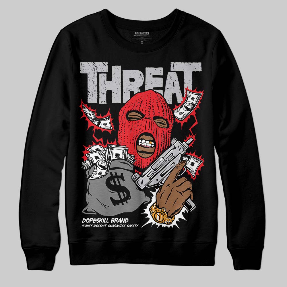 Grey Collection superstreetwear Sweatshirt Under Threat Graphic