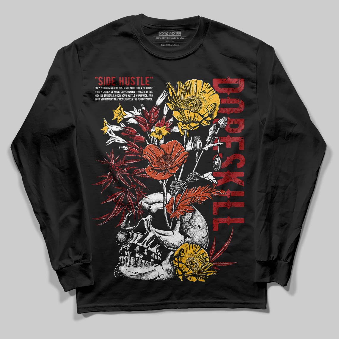 Brick By Brick 4s superstreetwear Long Sleeve T-Shirt Side Hustle Graphic