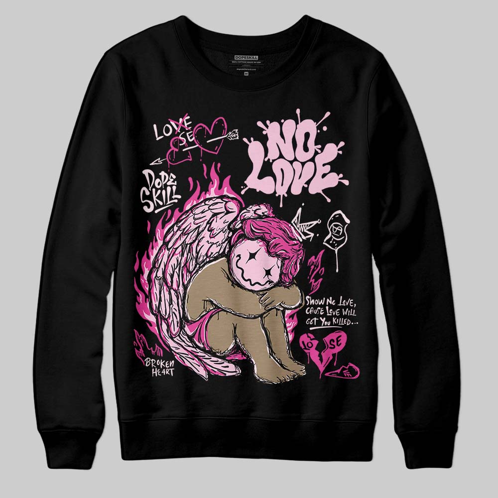 Triple Pink Dunk superstreetwear Sweatshirt No Love Graphic
