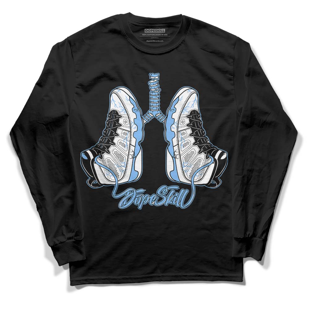 Powder Blue 9s superstreetwear Long Sleeve T-Shirt Breathe Graphic