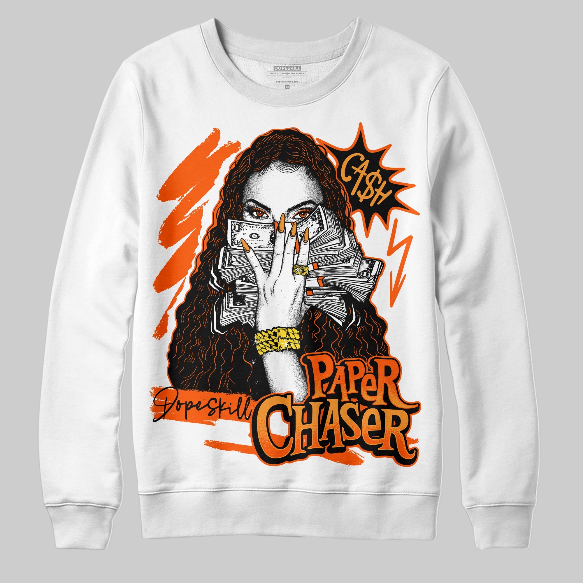 Brilliant Orange 12s superstreetwear Sweatshirt NPC Graphic