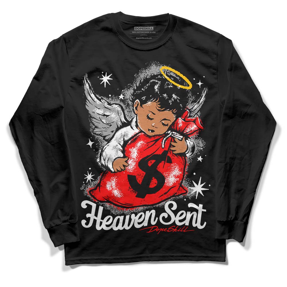 Black and White Collection superstreetwear Long Sleeve T-Shirt Heaven Sent Graphic