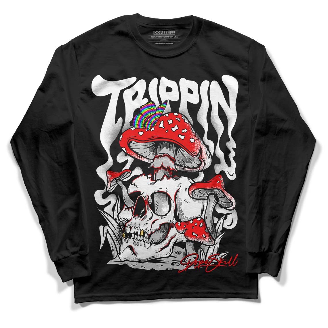 85 Black White 1s superstreetwear Long Sleeve T-Shirt Trippin Graphic