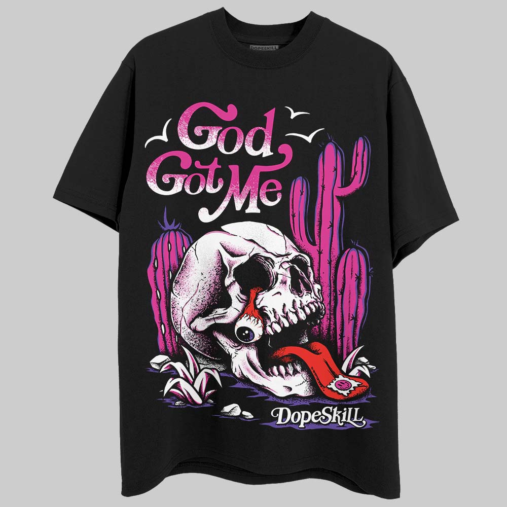 Dunk Active Fuchsia superstreetwear T-Shirt God Got Me Graphic