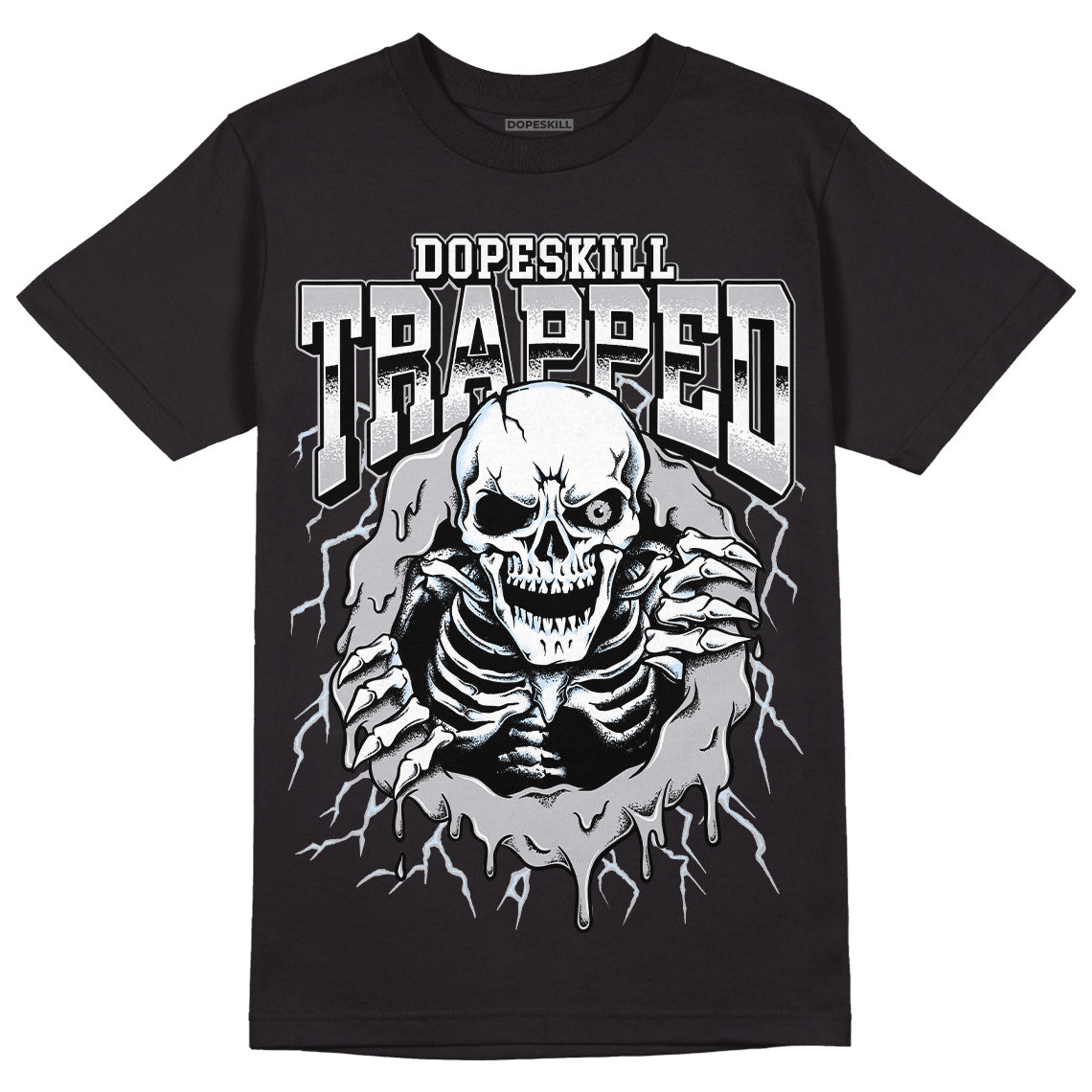 Cement Grey 11s superstreetwear T-Shirt Trapped Halloween Graphic