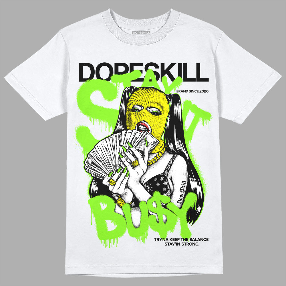 Neon Green Collection superstreetwear T-Shirt Stay It Busy Graphic