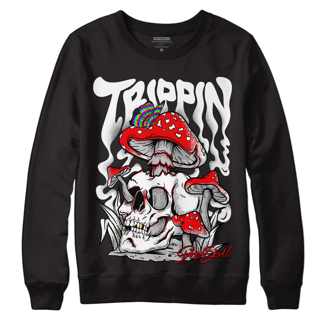 85 Black White 1s superstreetwear Sweatshirt Trippin Graphic