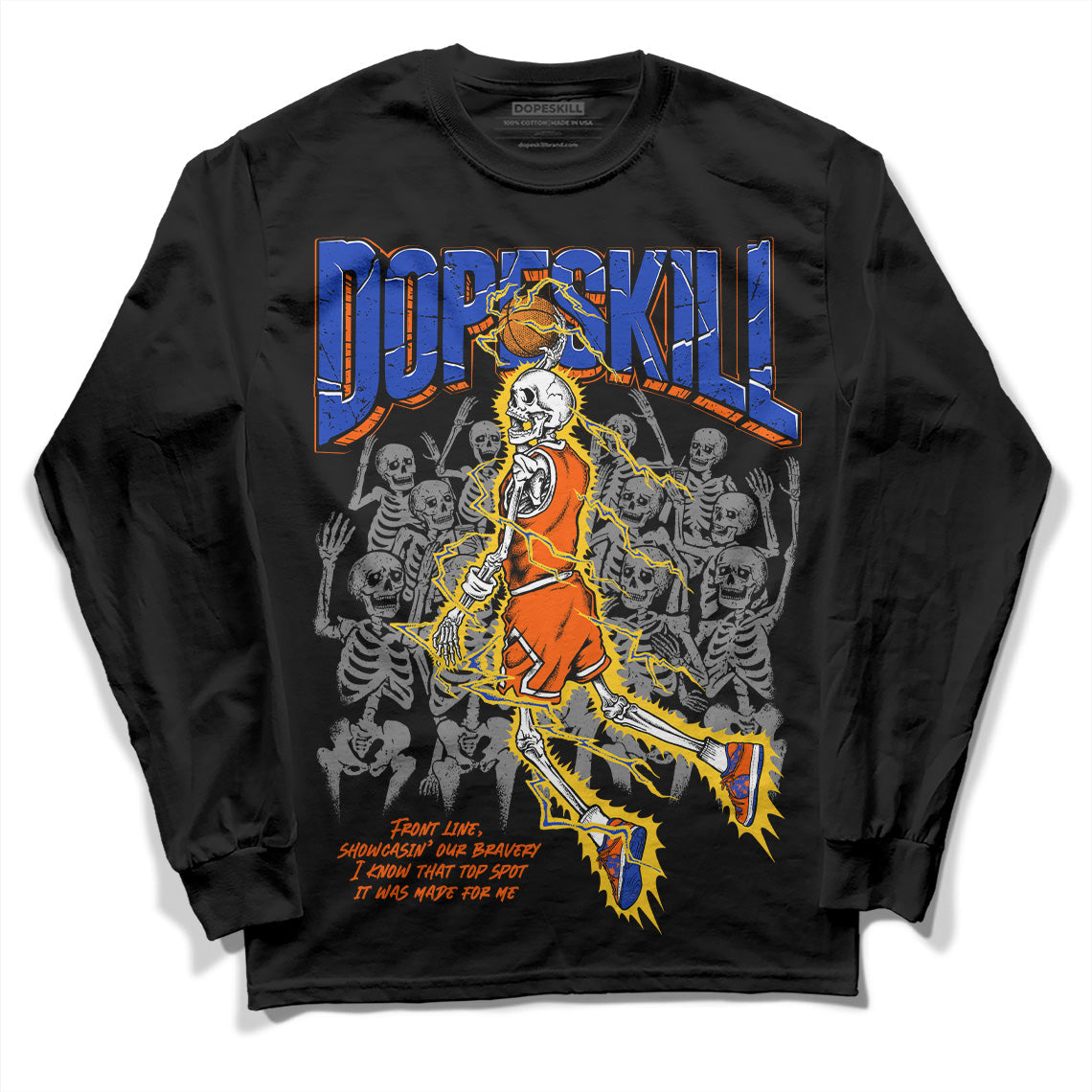 Dunk Low Futura Orange Blaze superstreetwear Long Sleeve T-Shirt Thunder Dunk Graphic