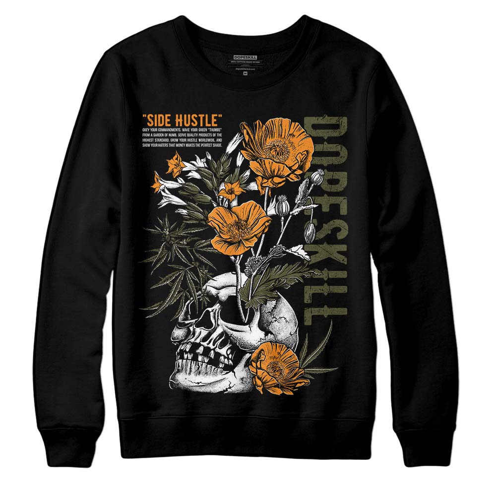 Olive 5s superstreetwear Sweatshirt Side Hustle Graphic