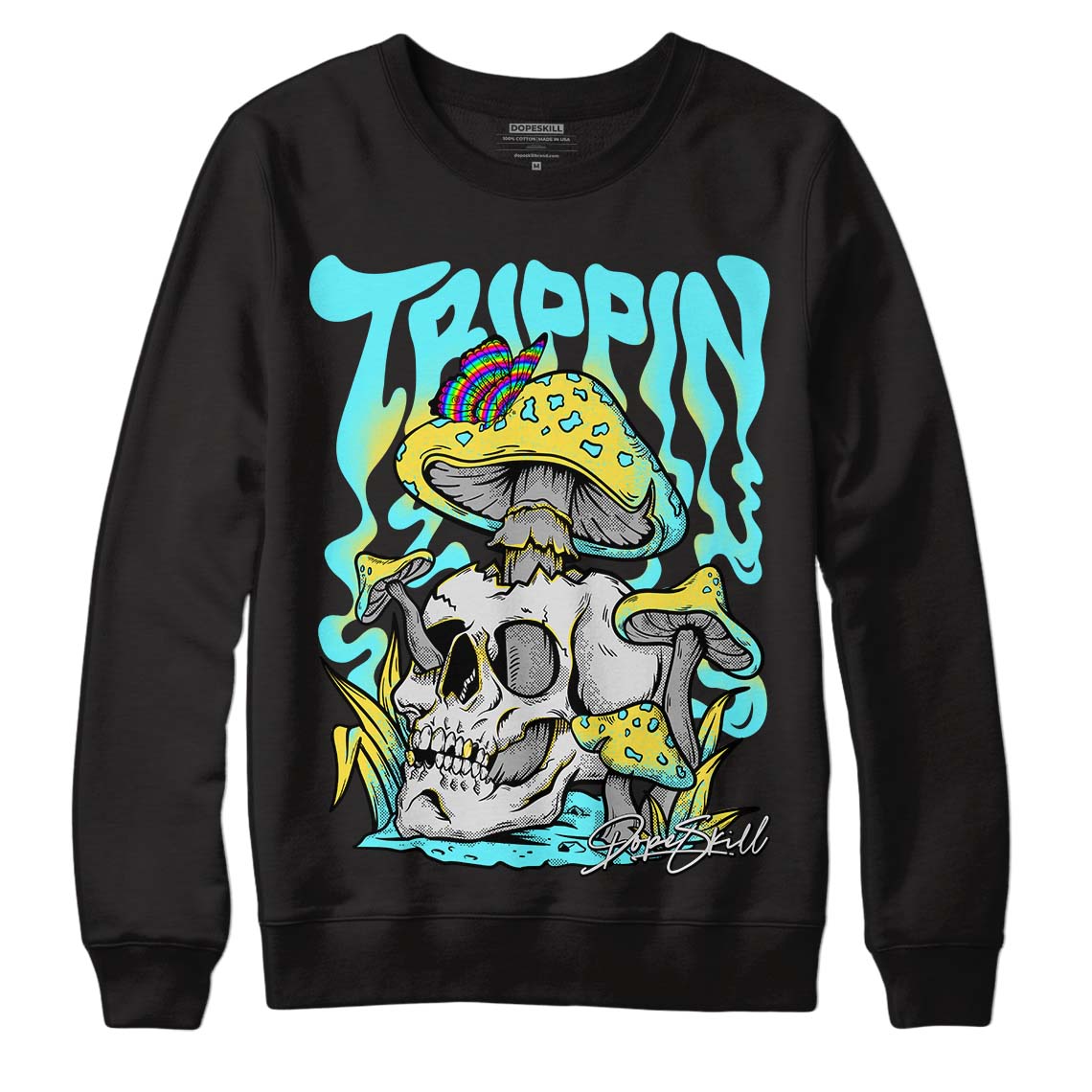 Aqua 5s superstreetwear Sweatshirt Trippin Graphic