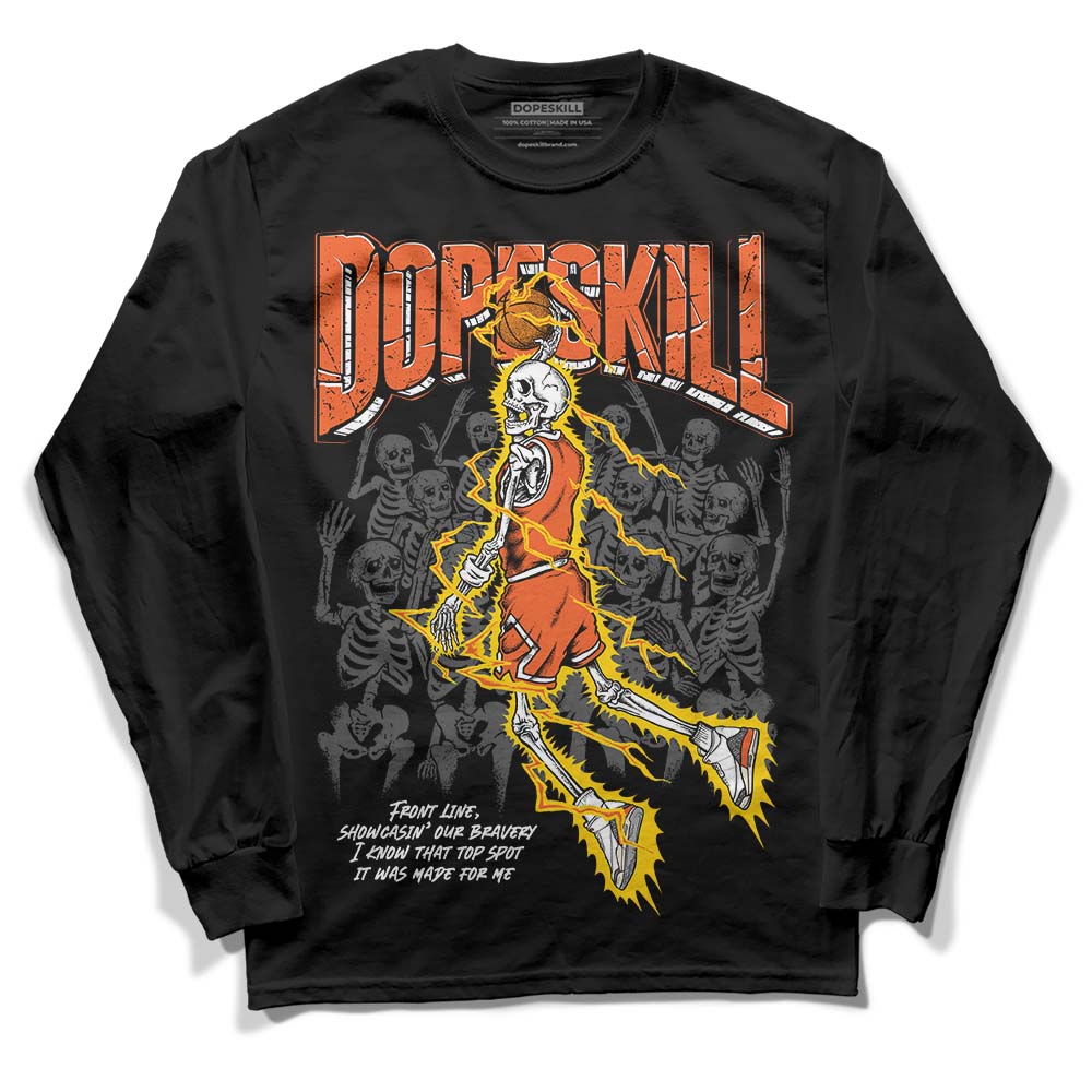 Georgia Peach 3s superstreetwear Long Sleeve T-Shirt Thunder Dunk Graphic