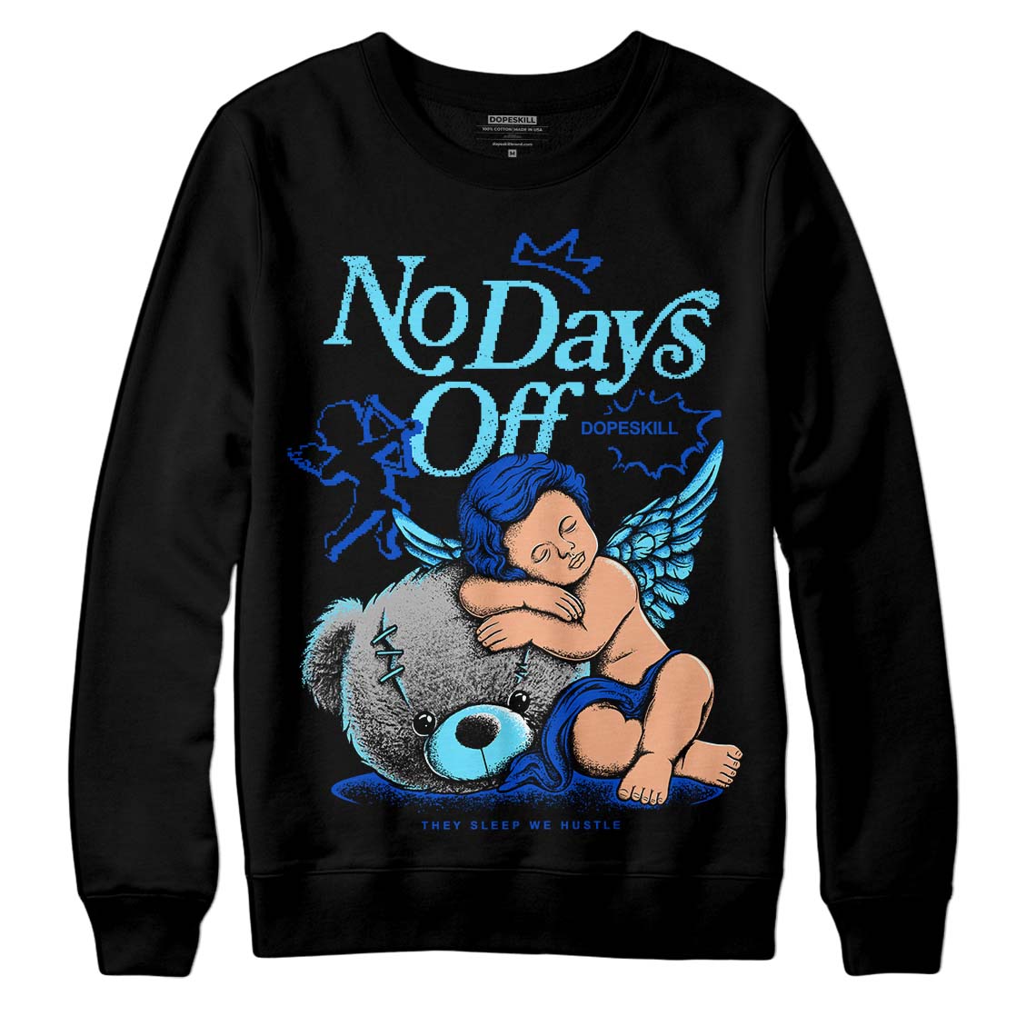 SB Dunk Argon superstreetwear Sweatshirt New No Days Off Graphic