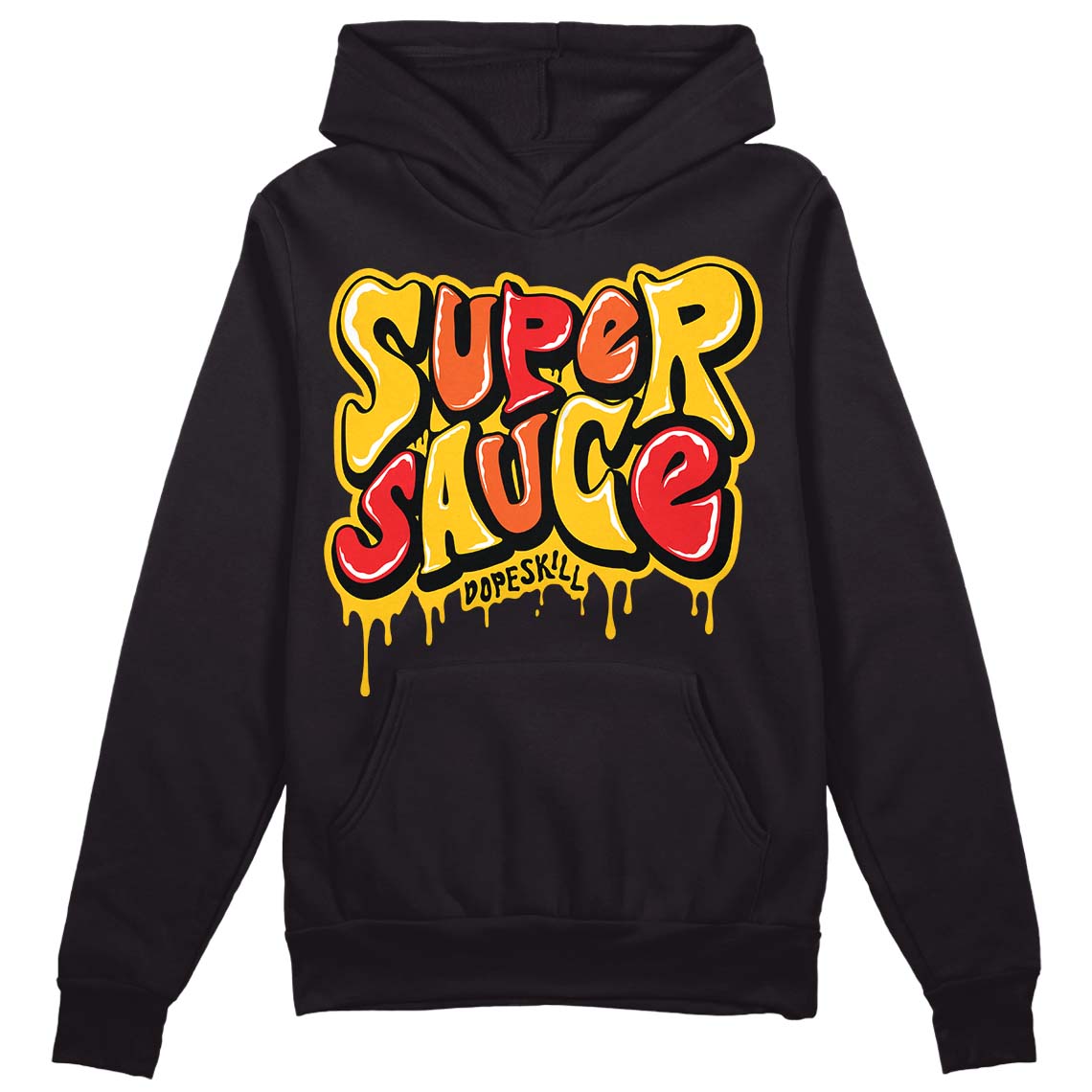 Yellow Collection superstreetwear Hoodie Sweatshirt Super Sauce Graphic