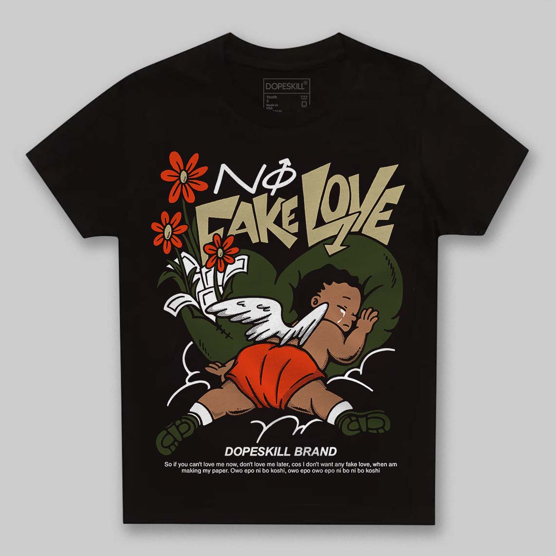 Olive Collection superstreetwear Toddler Kids T-shirt No Fake Love Graphic