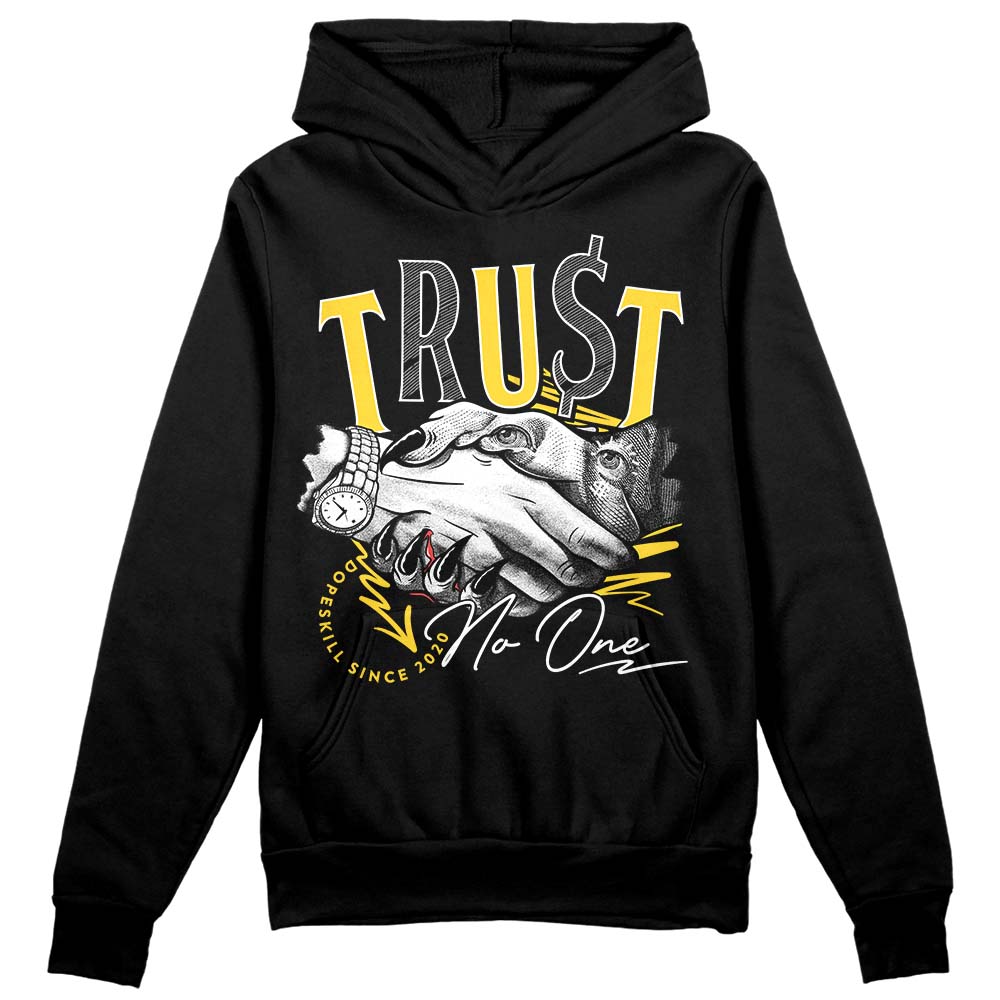 Black Tour Yellow AJ 4 Thunder superstreetwear Hoodie Sweatshirt Trust No One Graphic