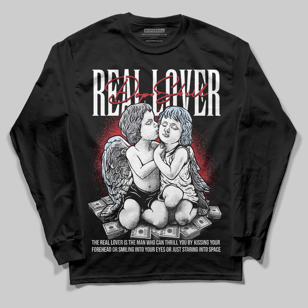 Black Metallic Reimagined 5s superstreetwear Long Sleeve T-Shirt Real Lover Graphic