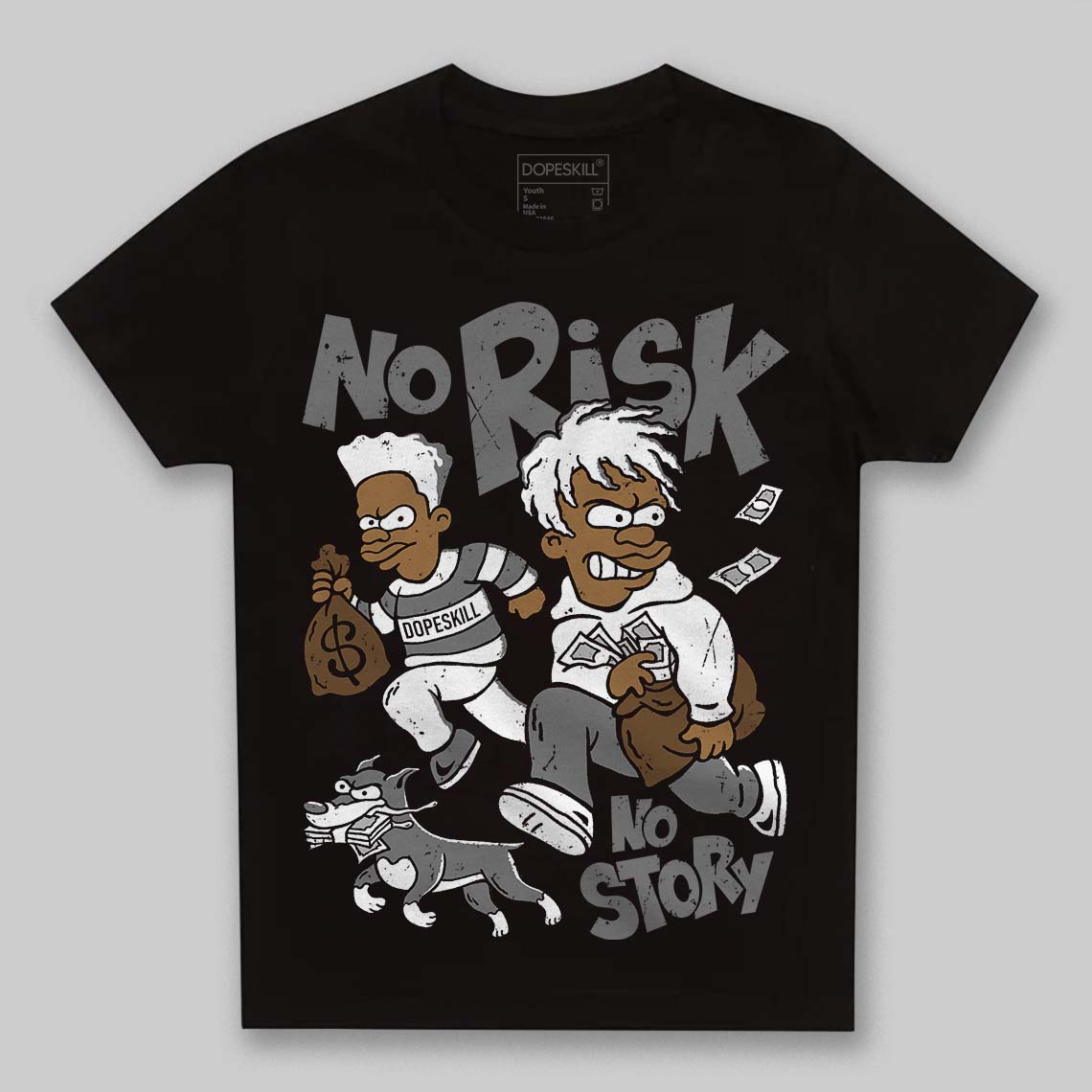 Black and White Collection superstreetwear Toddler Kids T-shirt No Risk No Story Graphic