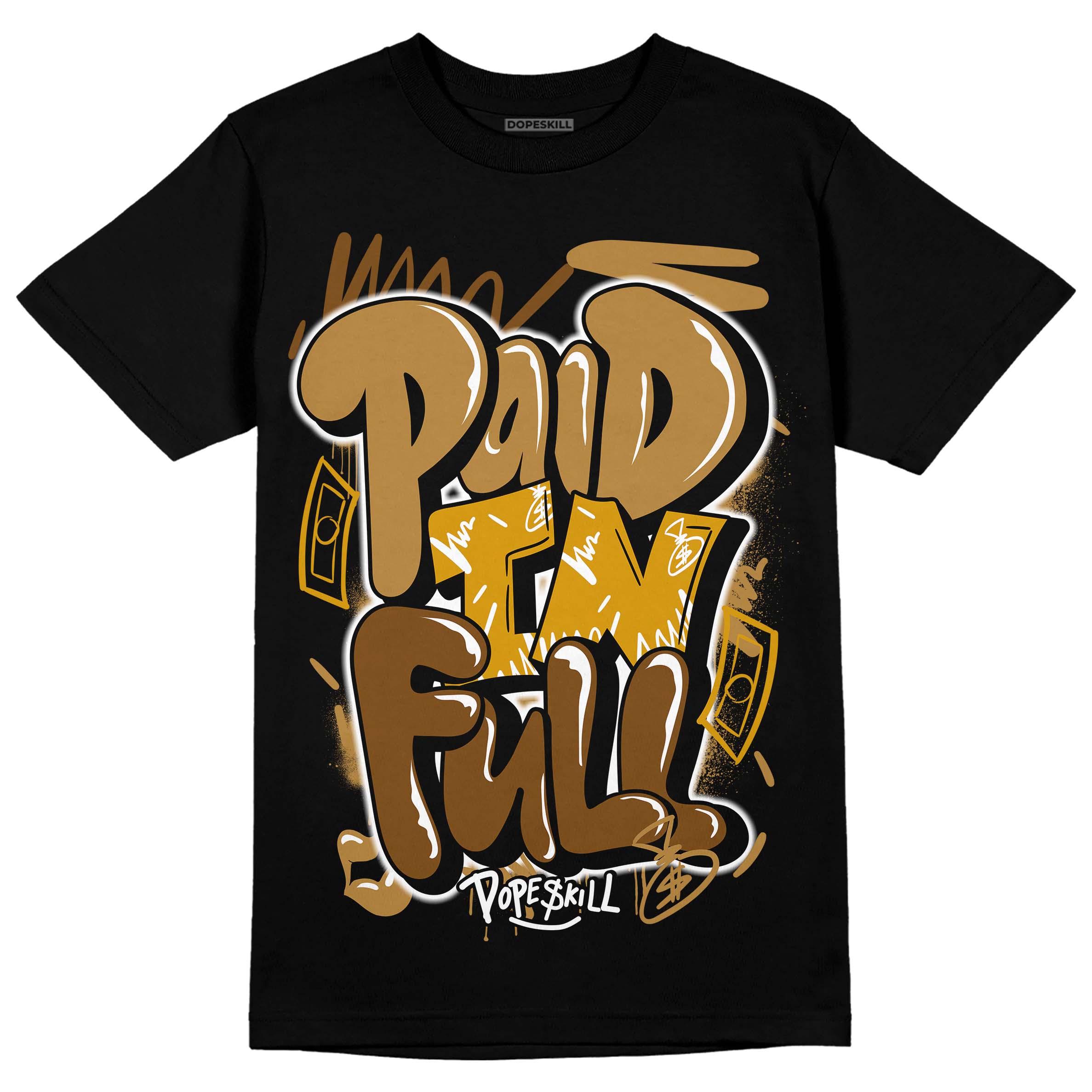 Wheat 13s superstreetwear T-Shirt New Paid In Full Graphic