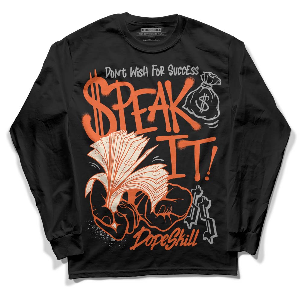 Georgia Peach 3s superstreetwear Long Sleeve T-Shirt Speak It Graphic