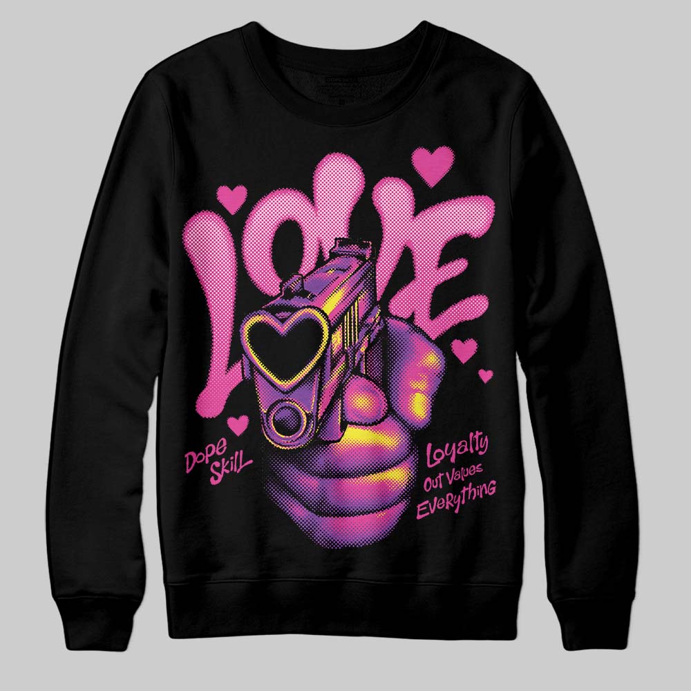 Pink Collection superstreetwear Sweatshirt Love Shot Graphic