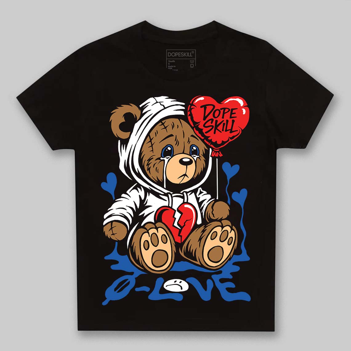 Blueberry 12s superstreetwear Toddler Kids T-shirt Broken Bear Graphic