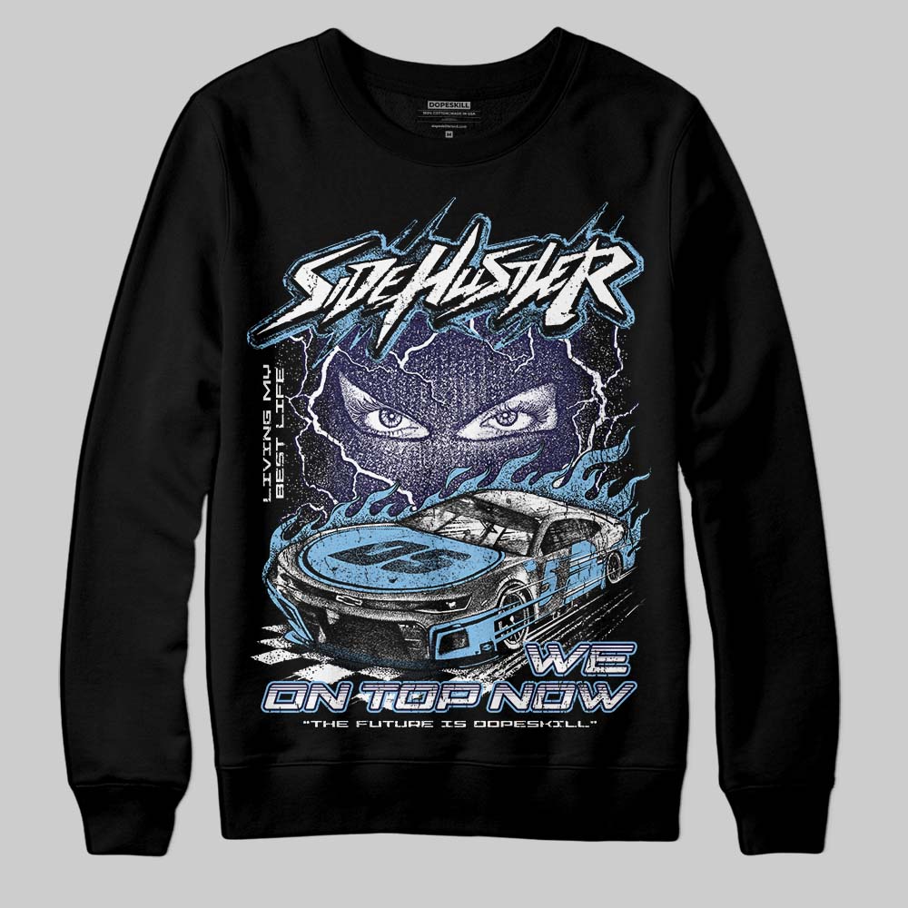 University Blue Collection superstreetwear Sweatshirt New Side Hustler Graphic