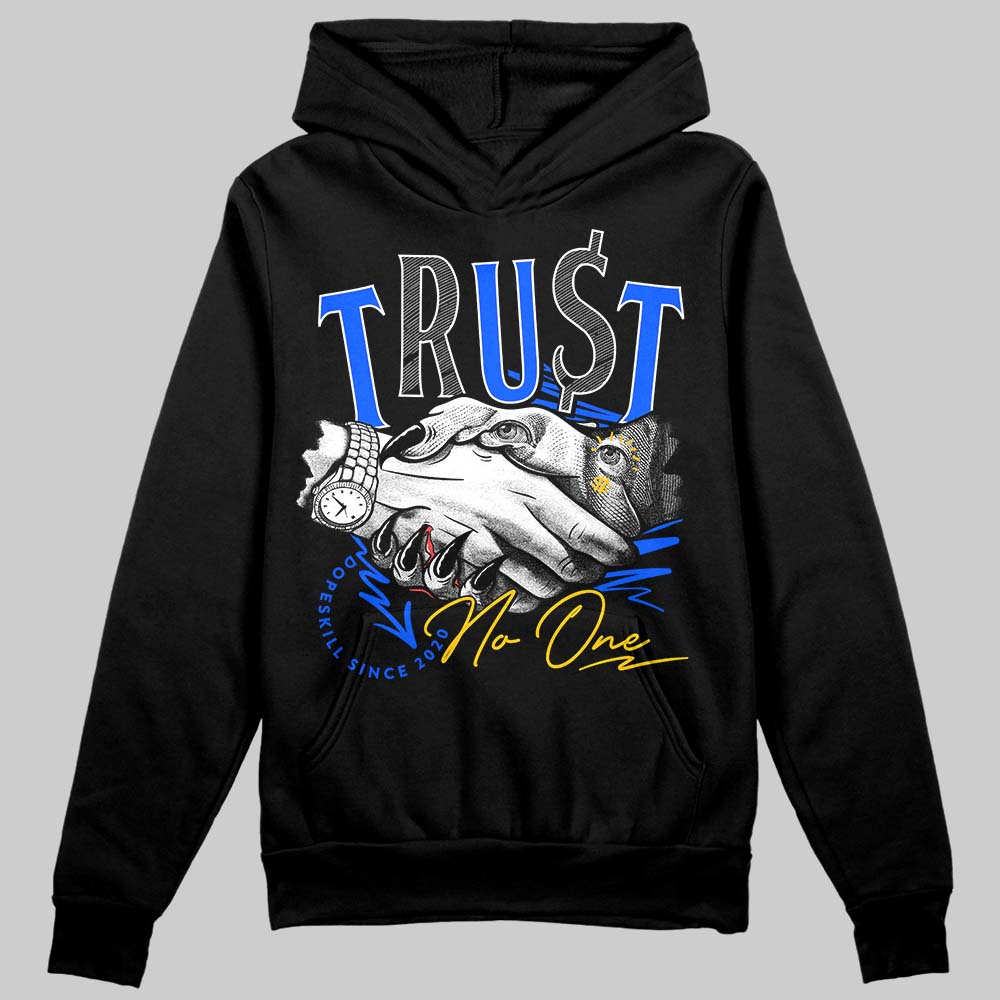 Royal Blue Collection superstreetwear Hoodie Sweatshirt Trust No One Graphic