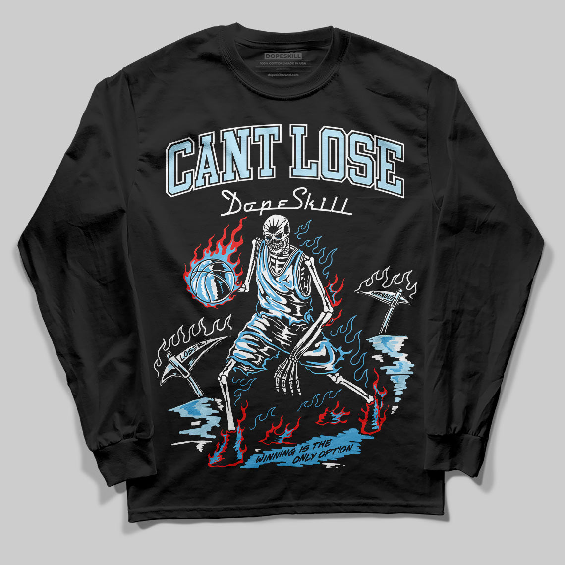 Legend Blue 11s superstreetwear Long Sleeve T-Shirt Cant Lose Graphic