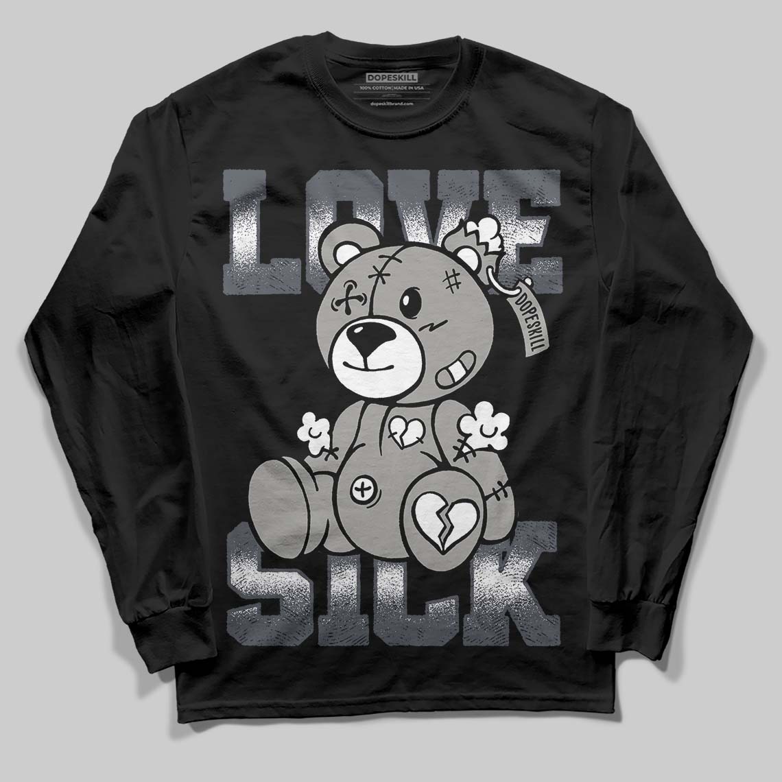 Cool Grey 11s superstreetwear Long Sleeve T-Shirt Love Sick Graphic