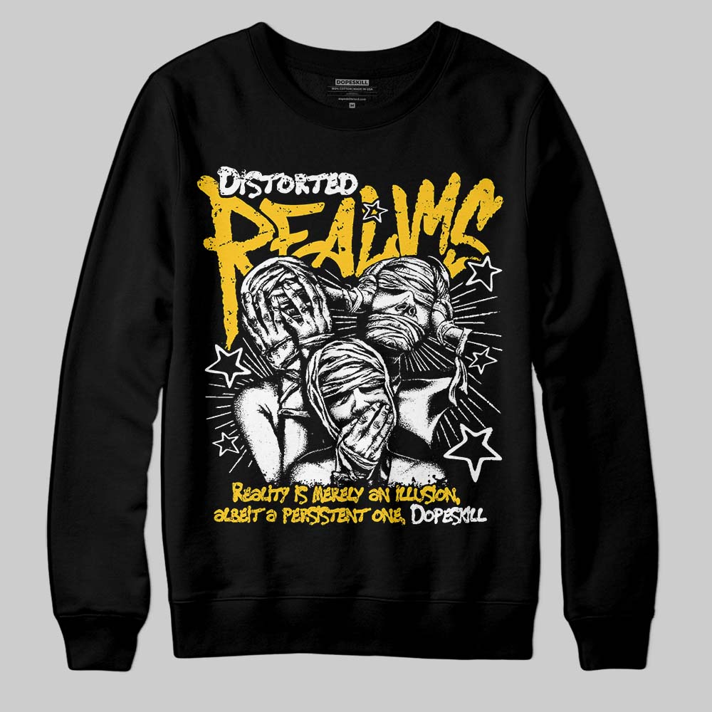 Yellow Collection superstreetwear Sweatshirt Distorted Realms Graphic