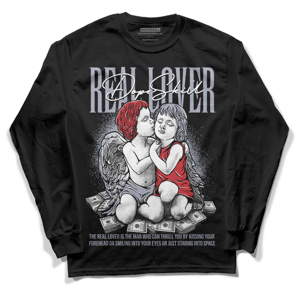 Bred Reimagined 4s superstreetwear Long Sleeve T-Shirt Real Lover Graphic