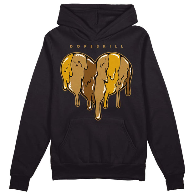 Wheat 13s DopeSkill Hoodie Sweatshirt Slime Drip Heart Graphic
