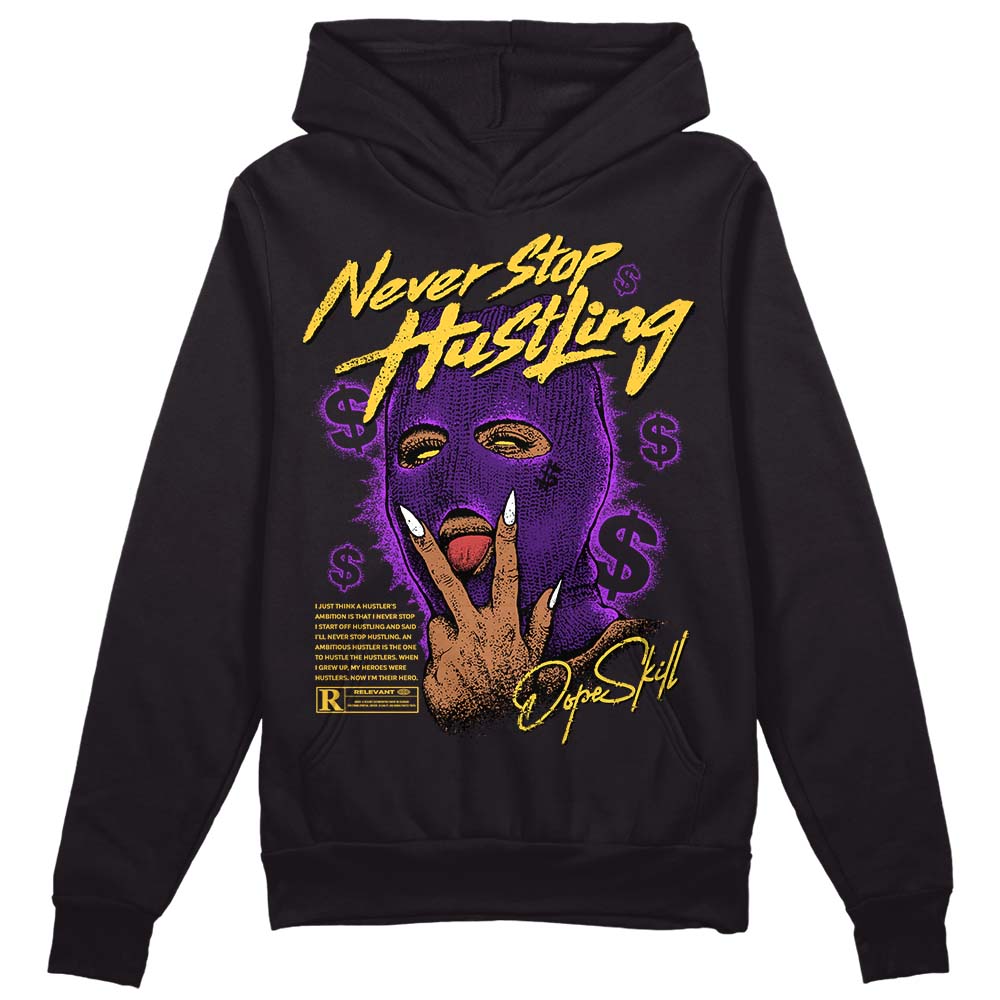 Field Purple 12s superstreetwear Hoodie Sweatshirt Never Stop Hustling Graphic