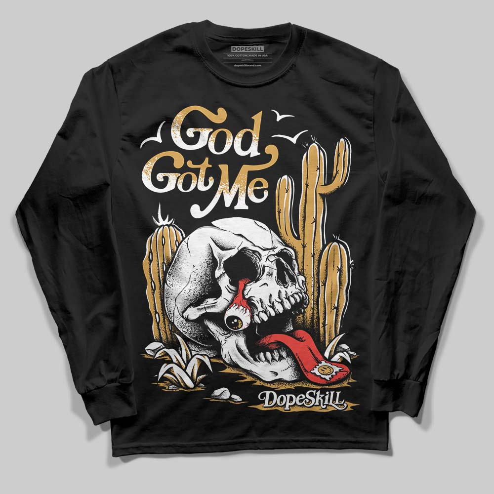 Gratitude 11s superstreetwear Long Sleeve T-Shirt God Got Me Graphic