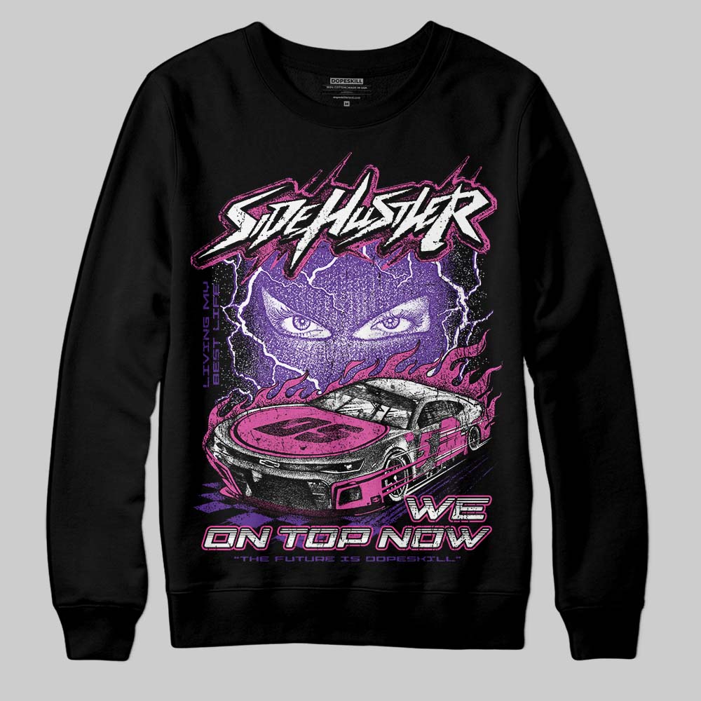 PURPLE Collection superstreetwear Sweatshirt New Side Hustler Graphic