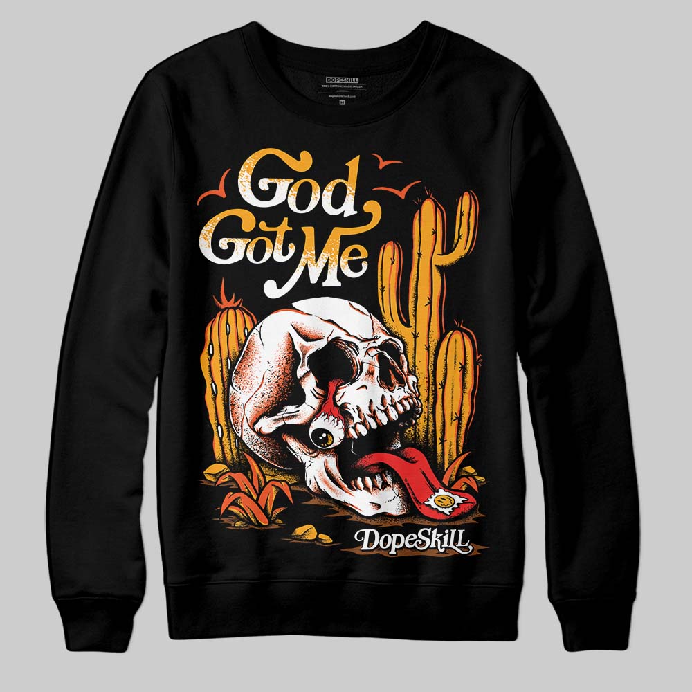 Black Taxi 12s superstreetwear Sweatshirt God Got Me Graphic