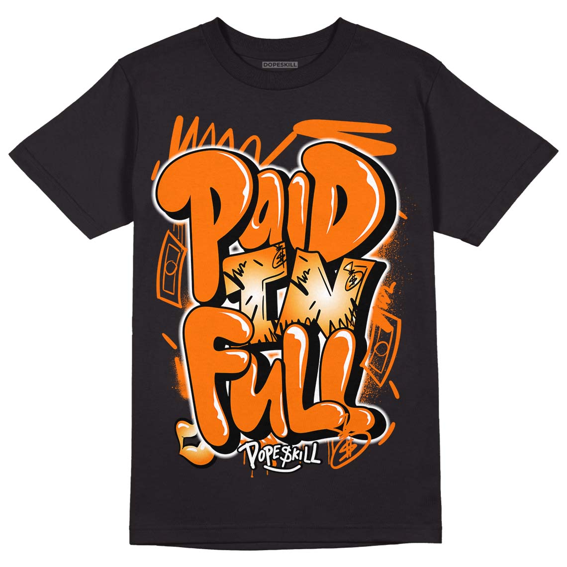 Dunk Low Magma Orange superstreetwear T-Shirt New Paid In Full Graphic
