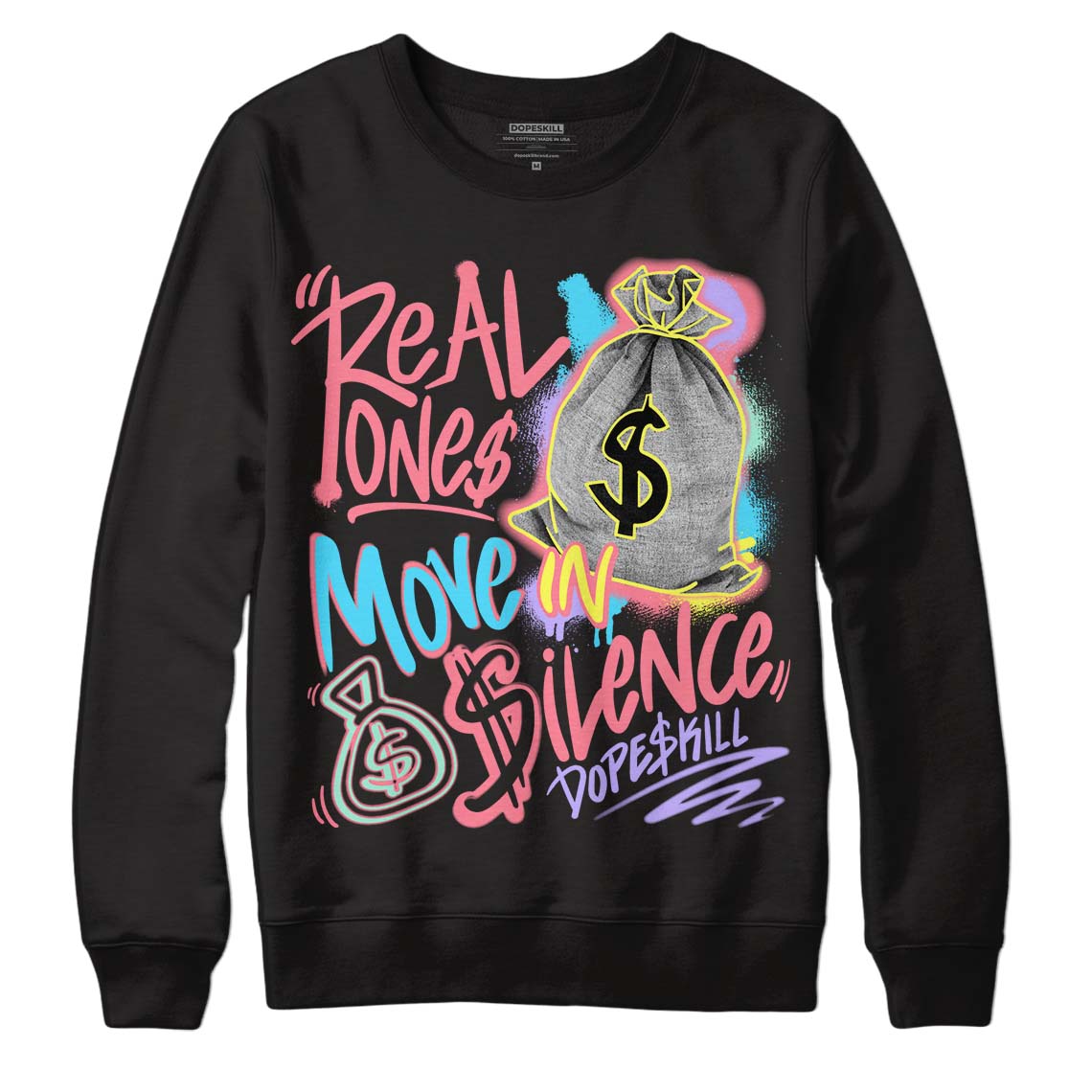 Candy Easter Dunk Low superstreetwear Sweatshirt Real Ones Move In Silence Graphic