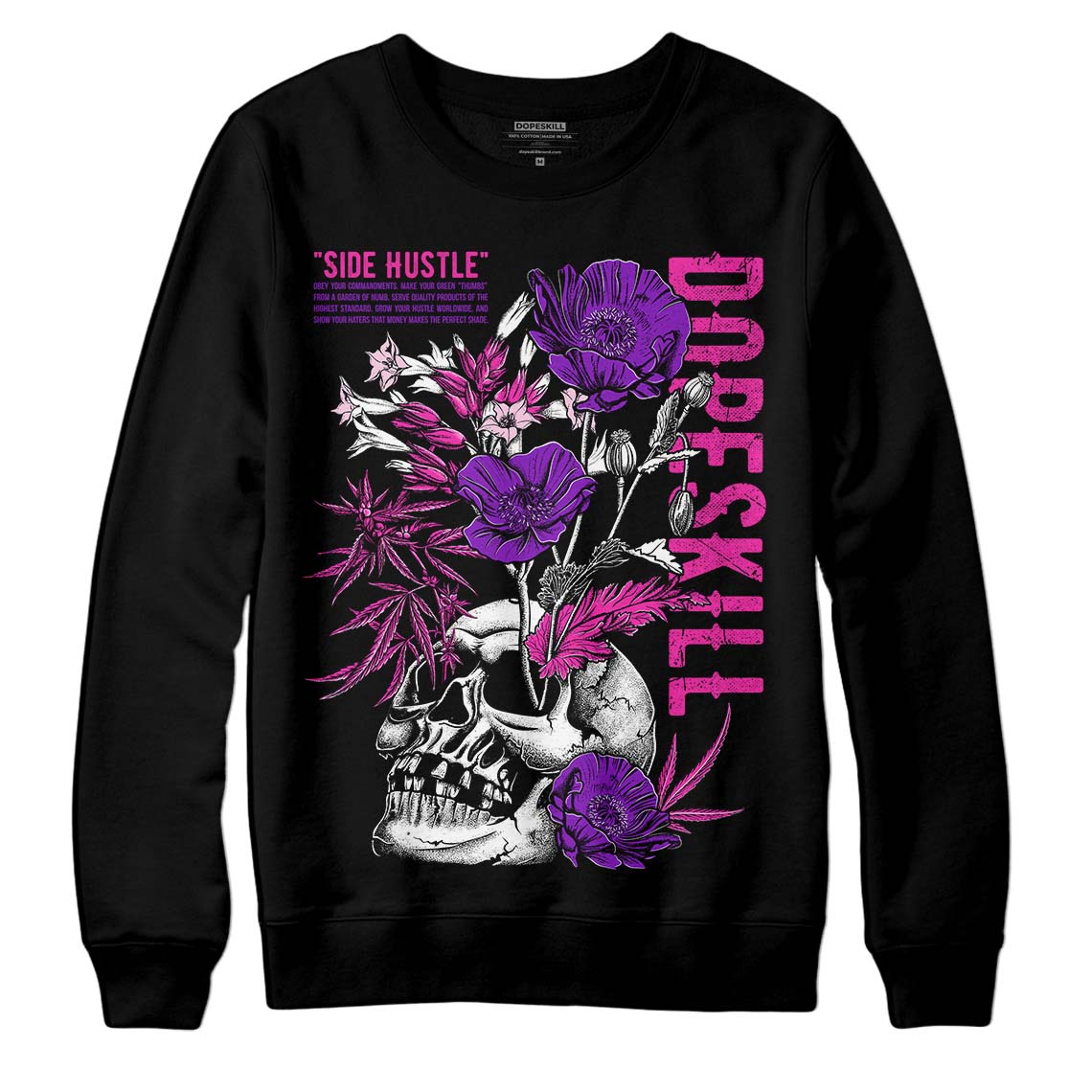 Pink Collection superstreetwear Sweatshirt Side Hustle Graphic