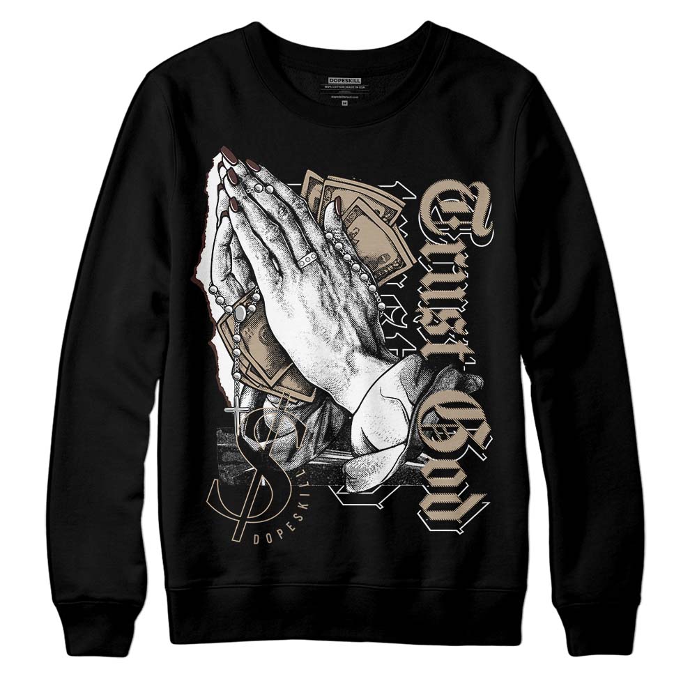 Latte 1s superstreetwear Sweatshirt Trust God Graphic