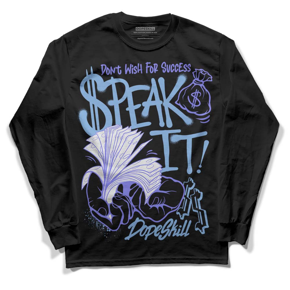 University Blue Collection superstreetwear Long Sleeve T-Shirt Speak It Graphic
